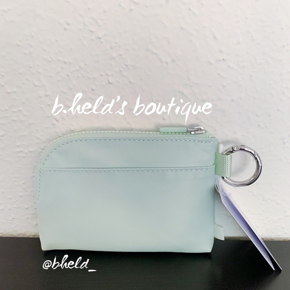 lululemon Clippable Card Pouch Wallet in Kohlrabi Green/Pistachio OS New NWT - Picture 3 of 14